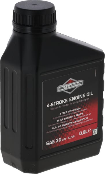 Motoröl SAE30 0,5L (100004E) von Briggs & Stratton. Aus unserem Sortiment für Verbrennungsmotoren - Briggs & Stratton