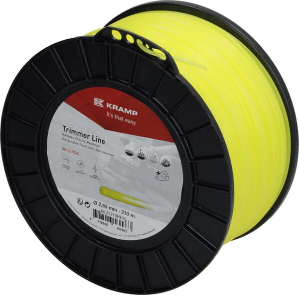 Mähfaden Ø 2.65mm 210m rund gelb Kramp (NL27210RKR) von Kramp