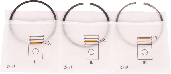 Piston ring set, std (ED0082112240S) von Lombardini. Aus unserem Sortiment für Verbrennungsmotoren - Lombardini