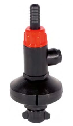 Tankspüldüse, d.4, 13mm Schlauchtülle, schwarz aus der Kategorie Tanks und Filter