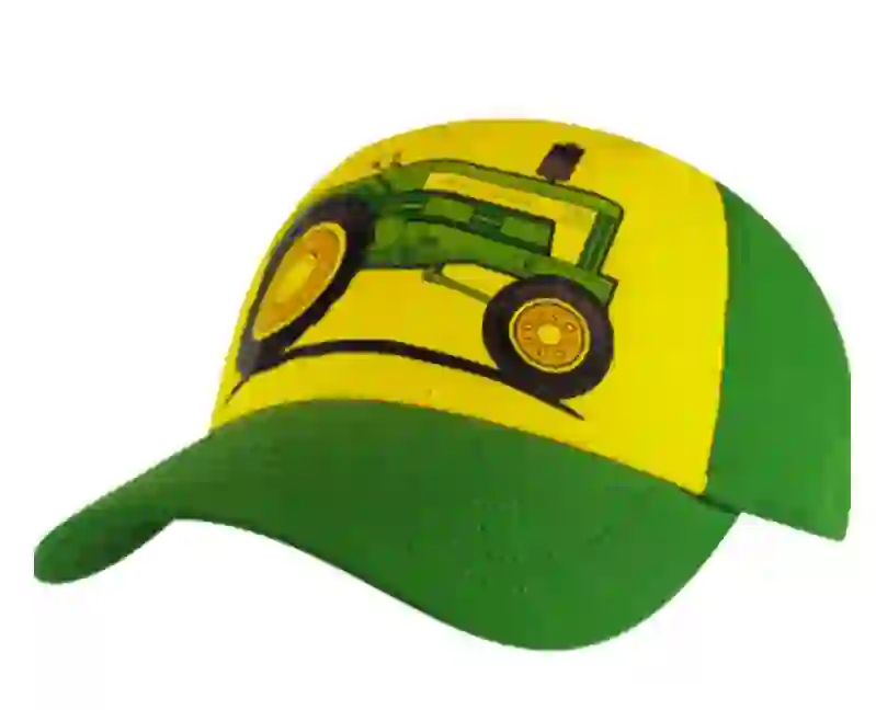JOHN DEERE Vintage Kinder Cap Traktor Grün Gelb JOHN DEERE Vintage Kinder Cap Traktor Grün Gelb