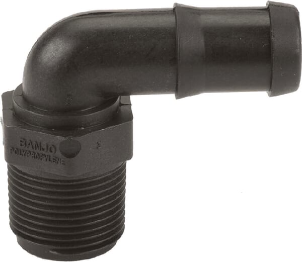 Schlauchtülle 3/4" AG NPT x 3/4" 90° aus der Kategorie Schlauchanschlüsse