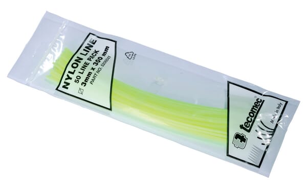 Trimmerschnüre, gelb, 3,3 mm, 0,3 m (05200041P50) von Tecomec