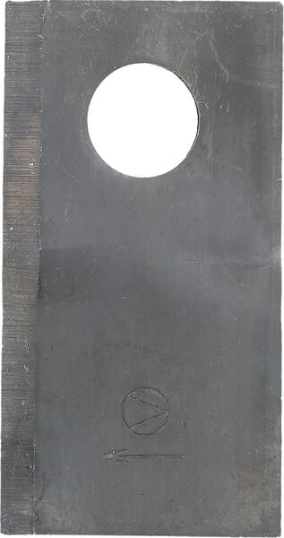Mähmesser rechts 90x50x4 mm, Bohrung Ø 19 mm, geeignet für Krone, 25er-Packung (001448261KR) – passend für Steketee
