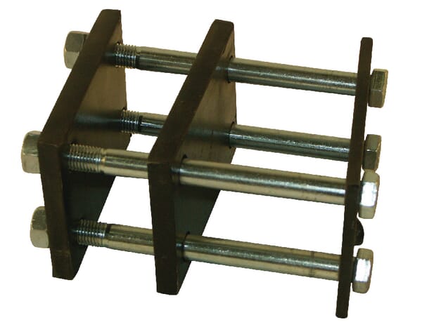 Zinkenbefestigung 35x35mm für Rahmen 100x100mm CP10180