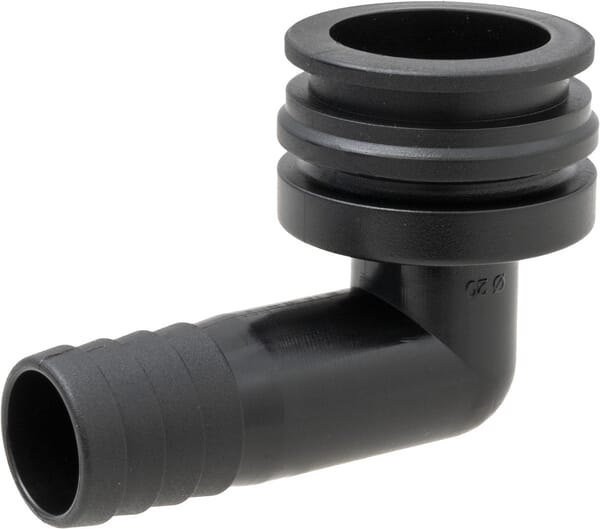 Gabelkupplung, Außengewinde, 90°, AF4, 20 mm, Schlauchanschluss aus der Kategorie Schlauchanschlüsse