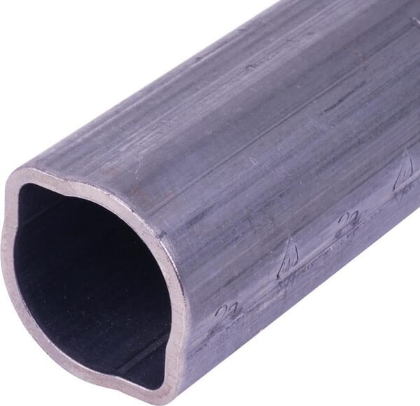 Profilrohr außen 2aG, Zitronenprofil, Durchmesser 57,5 × 48 × 3,5 mm, Länge (753600) – passend für Vogel & Noot