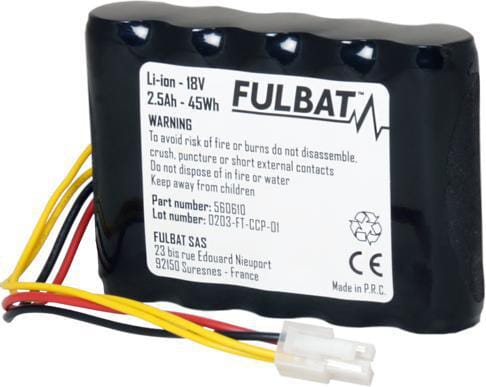 Akku für Mähroboter 18V 2.5  Ah Li-ion (FB560610) von Fulbat