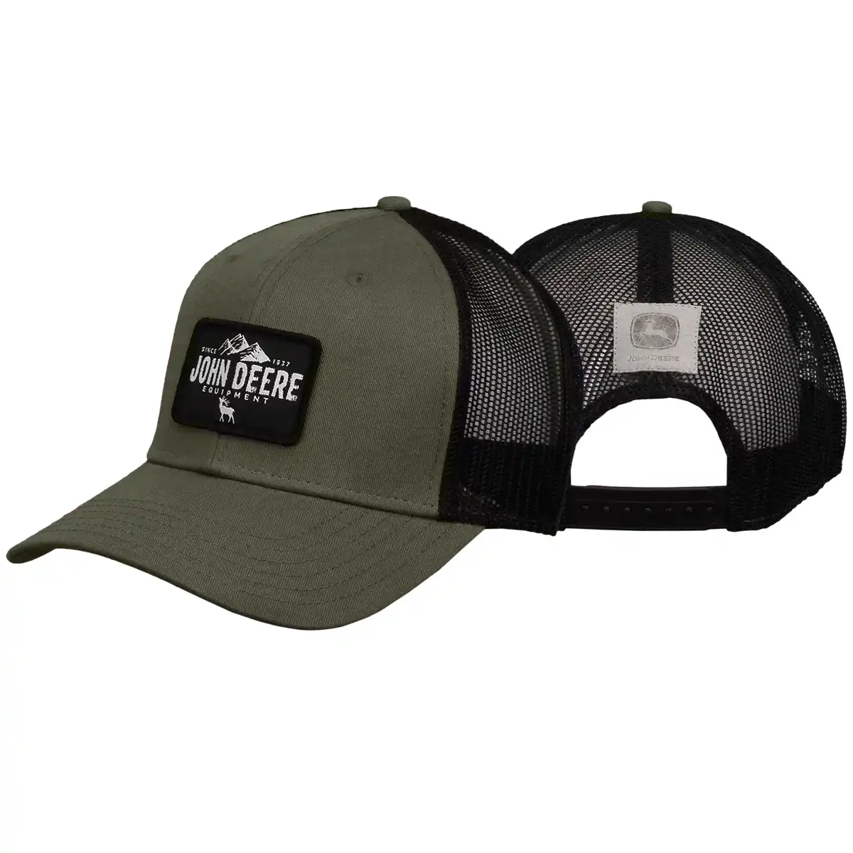 JOHN DEERE Cap Olivgrün Logo