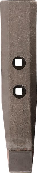 Grubberspitze 260x55x30mm, rechts, gehärtet, flach, 2 Löcher, passend für (915772KR) – passend für Köckerling