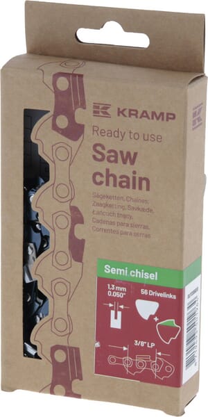 Sägekette 3/8" 1.3mm 56 DL Halbmeißel, Kramp Efficiency (38LP13SB56EKR) von  Kramp