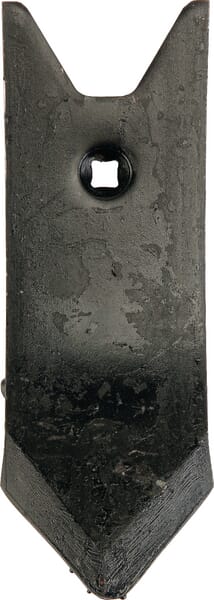 Grubberspitze 290x100x12mm, gekrümmt, 1 Loch, passend für Köckerling (506014CKR) – passend für Köckerling