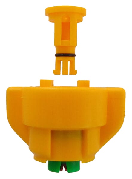 Injektordüse TD 60° 02 gelb/grün Keramik Agrotop aus der Kategorie Spritzgestänge und Düsen