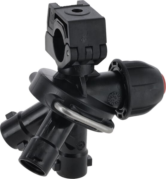 3-Wege-Düsenhalter 20 mm aus der Kategorie Spritzgestänge und Düsen