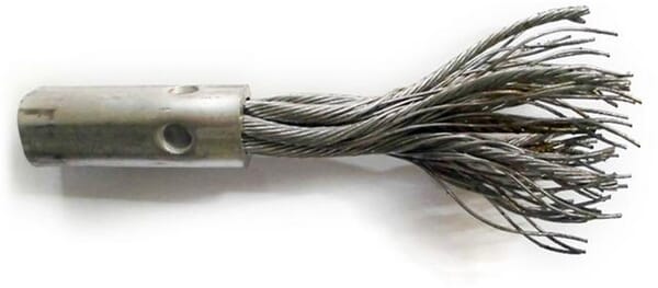 Unkrautbürste Büschel 160x16mm gedrehter Draht 10x (WB16016TP10) von Weber Brush Systems