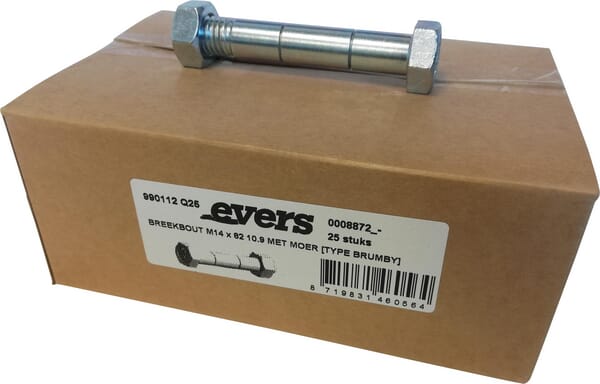 Scherschraube mit Mutter (25x), M14x82, 10.9, TYP BRUMBY 990112Q25