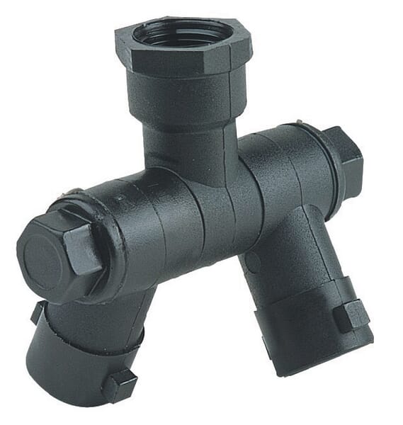 Düsenhalter doppelt drehbar 3/8"F. aus der Kategorie Spritzgestänge und Düsen