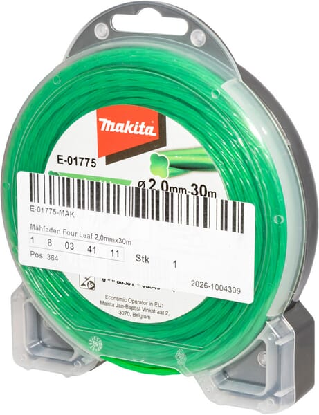 Vierkant Mähfaden 2,0 mm x 30 m (E01775) von Makita