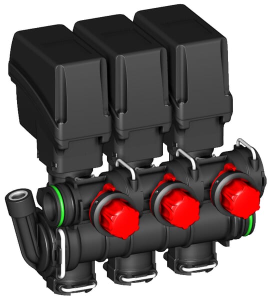 Elektroventilset 3 Abschnitte, mit Bypass, T5 aus der Kategorie Regeltechnik