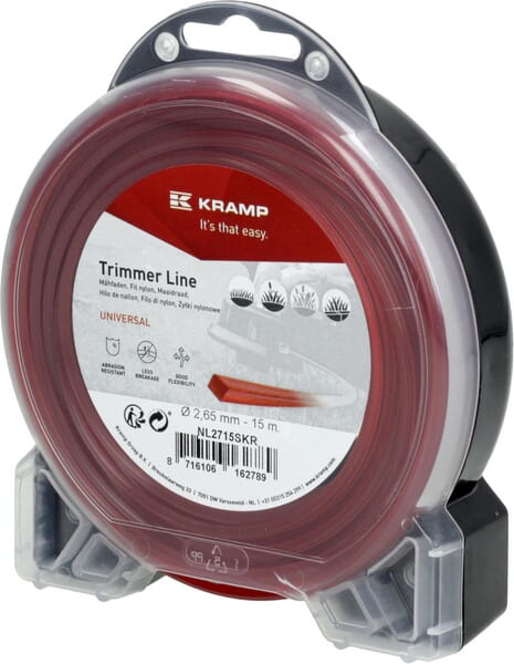 Mähfaden Ø 2.65mm 15m viereckig rot Kramp (NL2715SKR) von Kramp