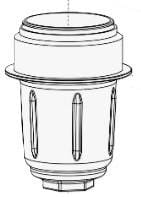 Hochdruck-Filterkappe mit Abfluss aus der Kategorie Tanks und Filter