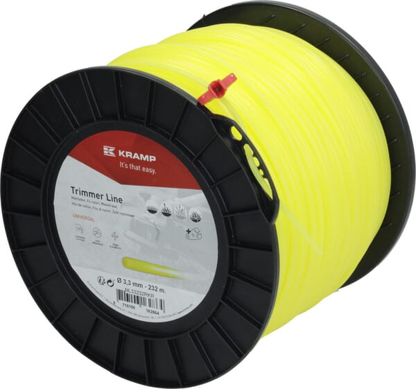 Mähfaden Ø 3.3mm 232m rund gelb Kramp (NL33232RKR) von Kramp