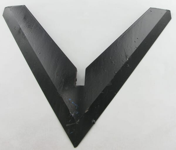 Hackschar ohne Stiel 300 mm Hardox® Material ZV30H