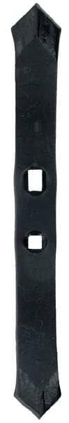 Grubberspitze 340x40x12mm, reversibel, gehärtet, gekrümmt, 2 Löcher, passend für (CP757KR) – passend für Bomford