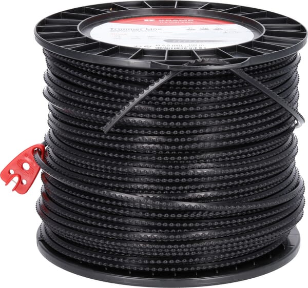 Nylonfaden Ø 4.5mm 100m viereckig schwarz Kramp (NL45100NKR) von Kramp