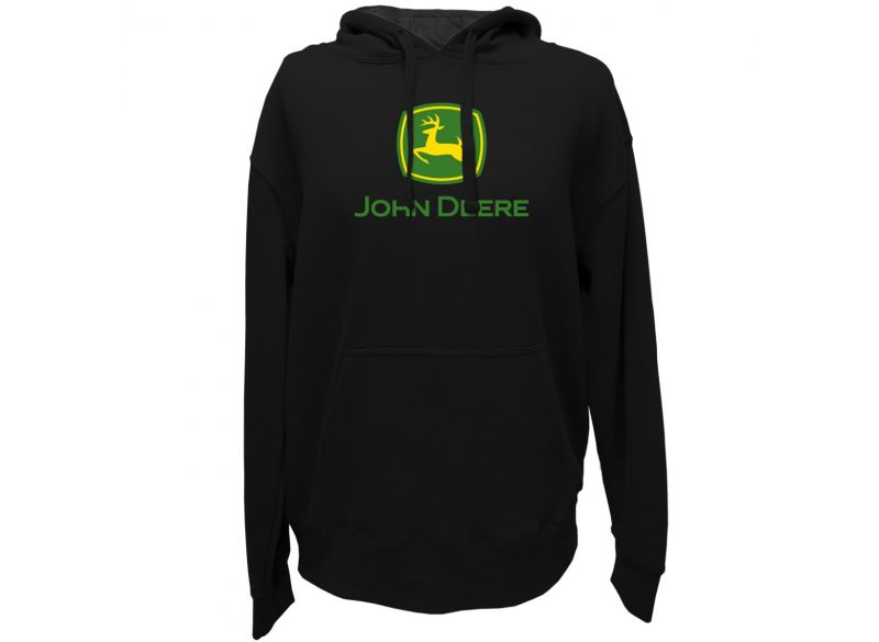 JOHN DEERE Kapuzenpullover schwarz Trademark Logo MC130200BK03