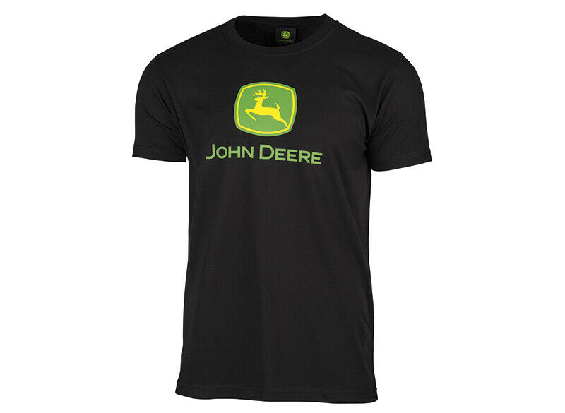 JOHN DEERE T-Shirt Herren mit schwarzem Logo MC130000BK03