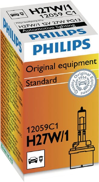 Beleuchtung Glühlampe 12V 27W H27W/1 PG13 GL12059