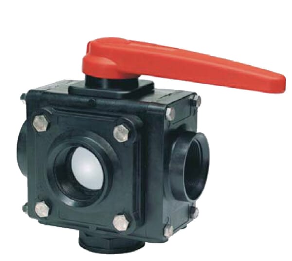 Kugelventil 5-Wege 2" M aus der Kategorie Regeltechnik