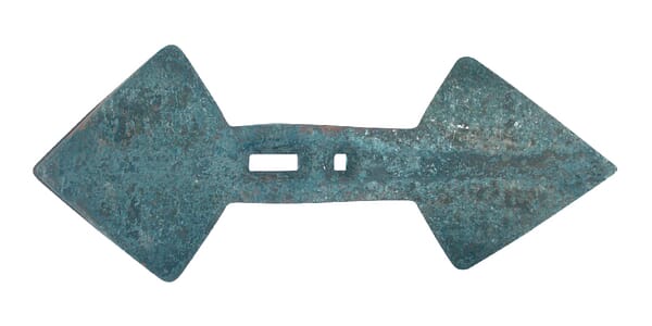 Grubberspitze 445x185x20mm, reversibel, gekrümmt, 2 Löcher (CP19) – passend für Lemken