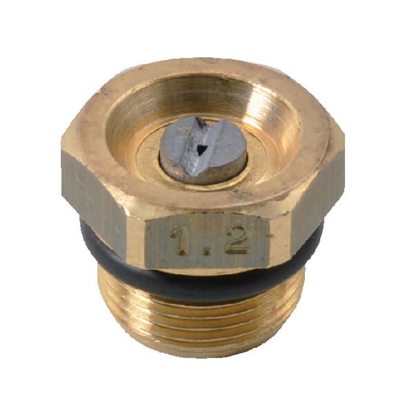 Flachstrahldüse Ø 1,2 mm Messing aus der Kategorie Spritzgestänge und Düsen