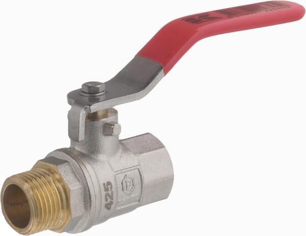 Kugelhahn BSP IG/AG 1/2" + Edelstahlgriff aus der Kategorie Regeltechnik