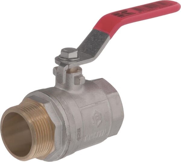 Kugelhahn BSP IG/AG 1 1/4" + Edelstahlgriff aus der Kategorie Regeltechnik