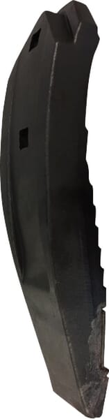 Grubberspitze 302x80mm, gehärtet, gekrümmt, 2 Löcher, passend für Amazone (78708734CN) – passend für Amzone BBG