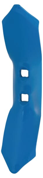 Grubberspitze 308x65x8mm, reversibel, gehärtet, gekrümmt, 2 Löcher (5140A45) – passend für HE-VA Doublet-Record