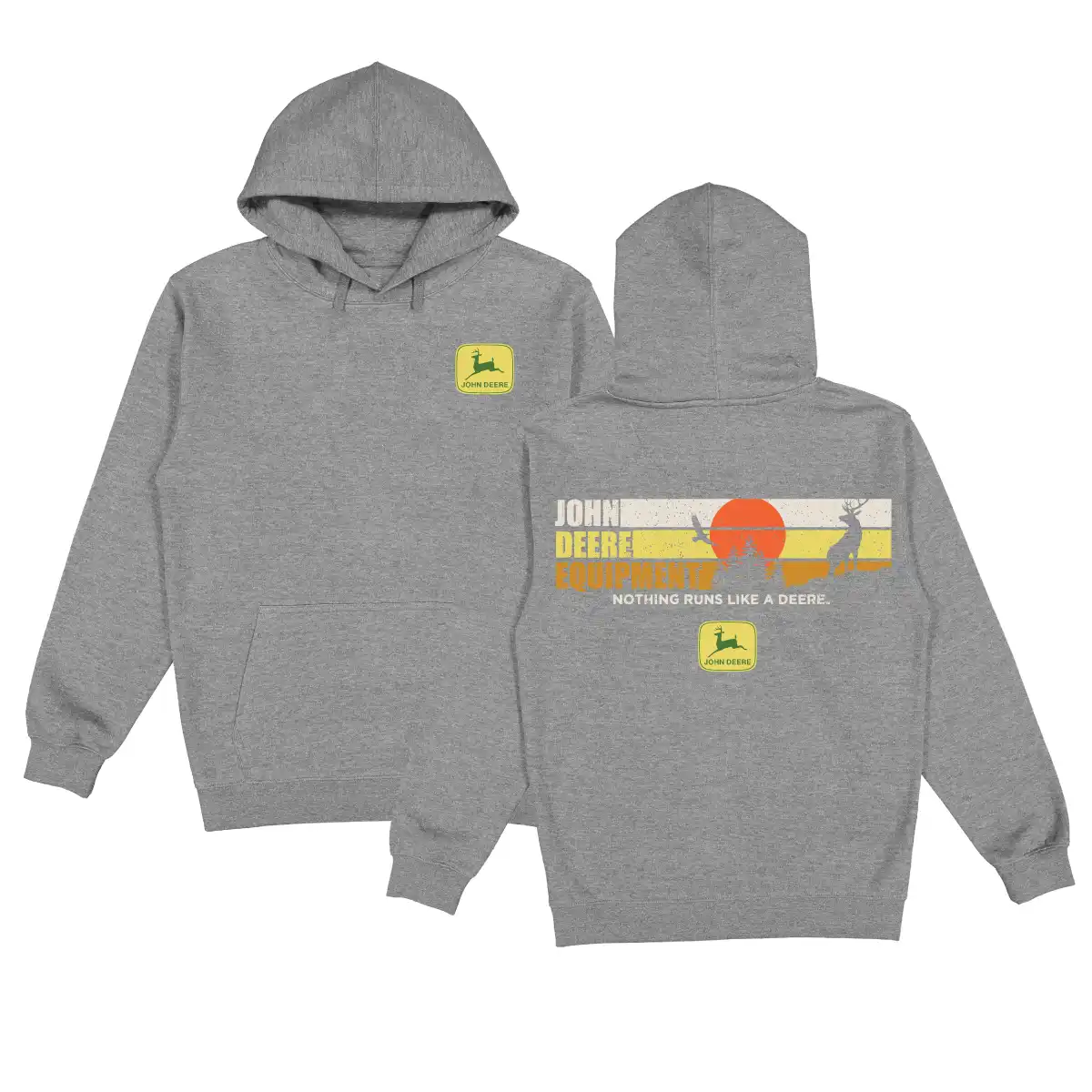 JOHN DEERE Kapuzensweatshirt Anthrazit