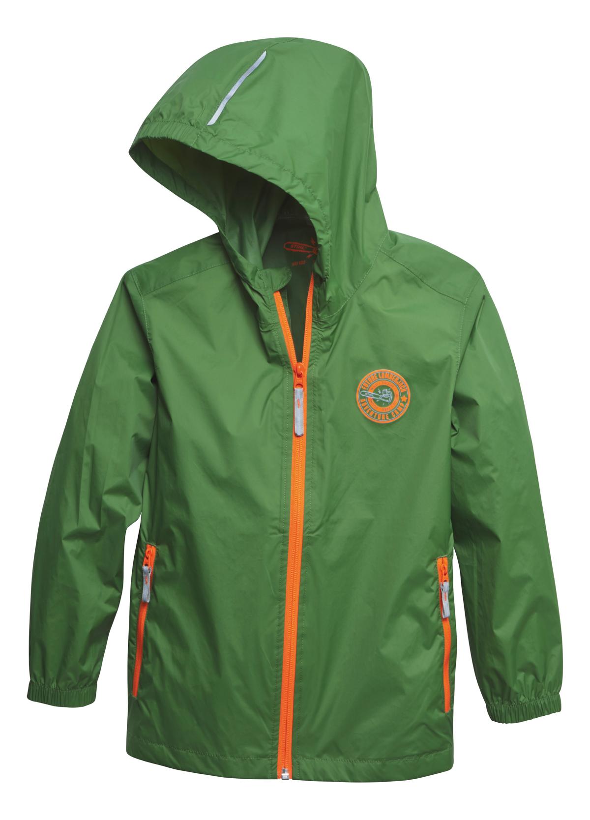 STIHL Kinder Regenjacke Grün 042041003 04204100316