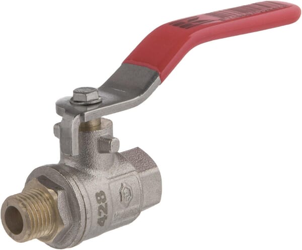 Kugelhahn BSP IG/AG 1/4" + Edelstahlgriff aus der Kategorie Regeltechnik