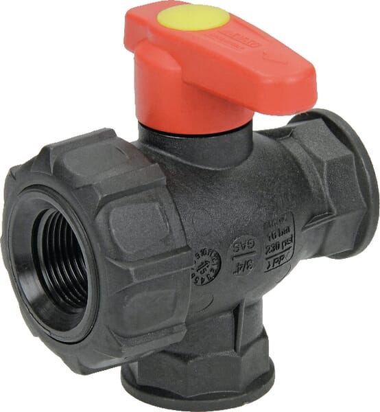 Kugelhahn 3/4" 3-Wege,durchgeh aus der Kategorie Regeltechnik