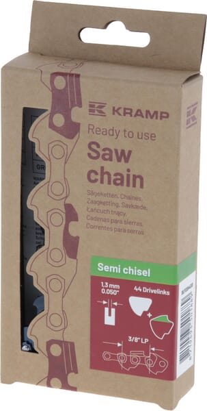 Sägekette 3/8" 1.3mm 44 DL Halbmeißel, Kramp Efficiency (38LP13SB44EKR) von  Kramp
