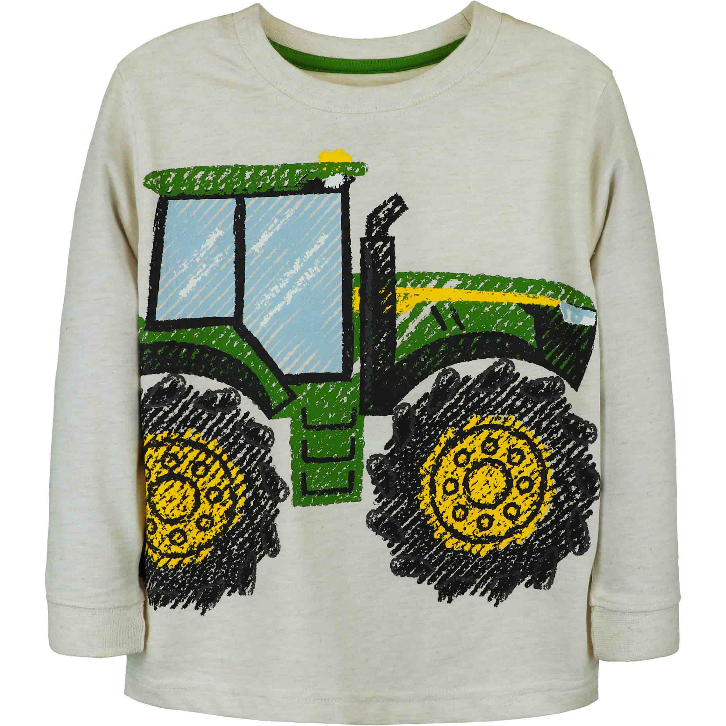 JOHN DEERE Kinder Toddler Sweatshirt mit Traktorbild