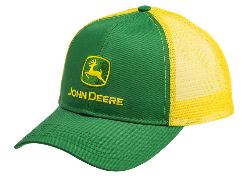 MC13080277YW JOHN DEERE Trucker Cap Grün mit gelben Mesh JOHN DEERE Trucker Cap Grün mit gelben Mesh MC13080277YW