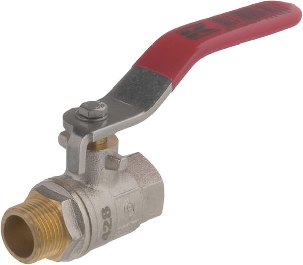 Kugelhahn BSP IG/AG 3/8" + Edelstahlgriff aus der Kategorie Regeltechnik