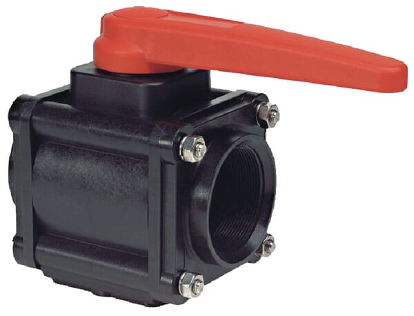 2-Wege-Kugelhahn 3" Außengewinde, UHMW-Kugel aus der Kategorie Regeltechnik