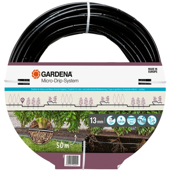 Micro-Drip Bewässerungsleitung 13mm (1/2"), 50m (GA13504) von Gardena