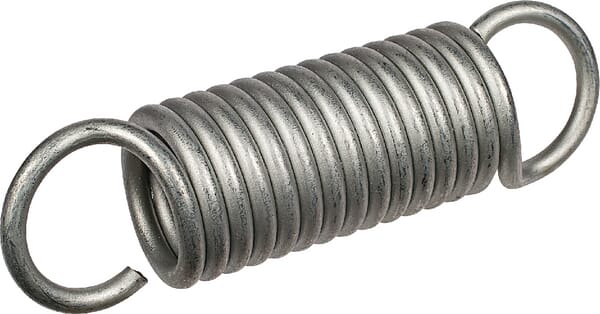 Frontansicht Lemken Zugfeder 4x25x100